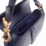Smooth Calfskin Mini Saddle Bag M0447