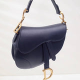 Smooth Calfskin Mini Saddle Bag M0447