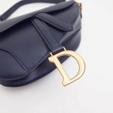 Smooth Calfskin Mini Saddle Bag M0447