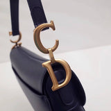 Smooth Calfskin Saddle Bag M0446