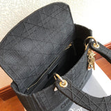Textile Fabric Medium Lady Bag L4455