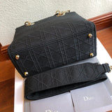 Textile Fabric Medium Lady Bag L4455