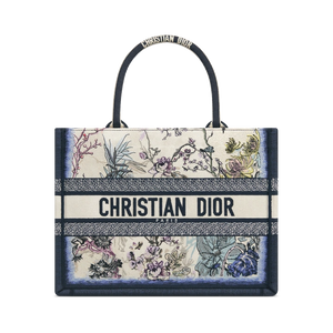 Medium Book Tote Multicolor Pannelli Embroidery