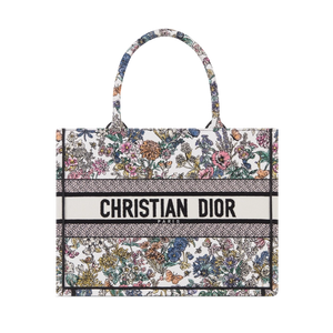 Lucky Medium Book Tote Multicolor Flowers