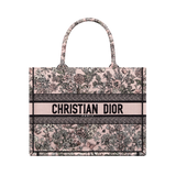 Lucky Medium Book Tote Pink Multicolor Flowers