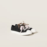 miumiu Washed denim sneakers