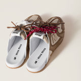 530 SL deco calf leather mules