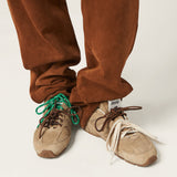 Ecru 530 SL suede sneakers
