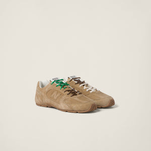 New Balance X Miu Miu Ecru 530 SL suede sneakers