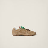 Ecru 530 SL suede sneakers