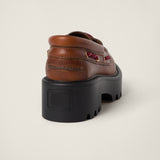 Leather loafers