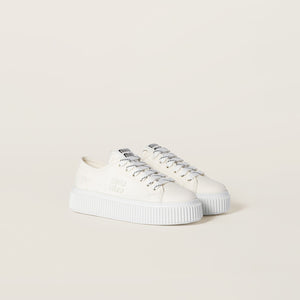 miumiu Denim sneakers with logo