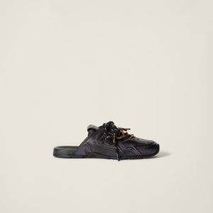 New Balance X Miu Miu 530 SL deco calf leather mules