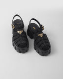Monolith crochet cage sandals