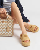 Crochet flatform slides