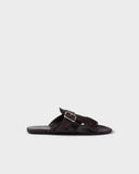 Shuffle leather thong sandals