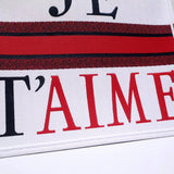 Book Tote Bag With Red Heart M1286