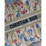 Book Tote in Hibiscus Metallic Thread Embroidery M1286
