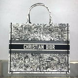 Book Tote in Latte Multicolor Zodiac Embroidery M1286