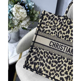 Book Tote Ricamo Mizza Beige Multicolore M1286