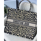 Book Tote Ricamo Mizza Beige Multicolore M1286