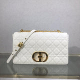 Large Caro Bag Black Supple Cannage Calfskin M9243