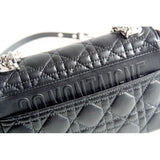 Large Caro Bag in Supple Cannage Calfskin M9243