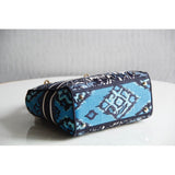Medium Blue Alms Embroidery Lady D-Lite Bag M0565