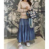 Medium Lady D-Lite Bag Blue Palms Embroidery M0565