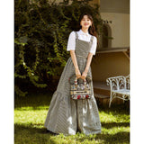Medium Lady D-Lite Bag in Multicolor Mille Fleurs Embroidery M0565