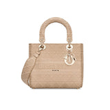   Medium Lady D-Lite Cannage Embroidery M0565