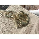 Medium Lady D-Lite Cannage Embroidery M0565