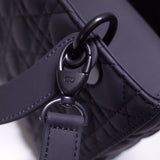 Medium Lady Bag in Ultramatte Cannage Calfskin M0565