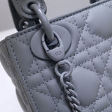 Mini Lady Bag in Ultramatte Cannage Calfskin M0505