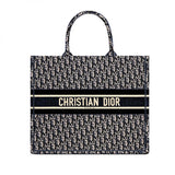 Oblique Embroidered Velvet Book Tote M1286Z