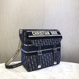 Oblique Embroidered Velvet  camp Messenger Bag M1291V