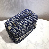 Oblique Embroidered Velvet  travel Vanity Case S5480V