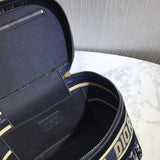 Oblique Embroidered Velvet  travel Vanity Case S5480V