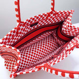 Polkadot  amour Small Book Tote Bag M1296