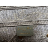 Saddle Bag Grey Toile de Jouy Embroidery M0446