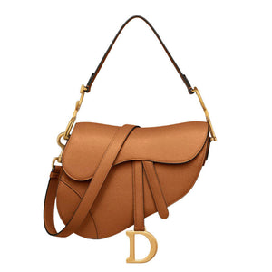   Saddle Bag with Strap Grained Calfskin M0455