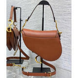 Saddle Bag with Strap Grained Calfskin M0455