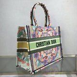 Small Book Tote Multicolor In Lights Embroidery M1296