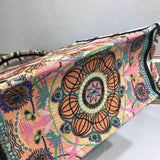 Small Book Tote Multicolor In Lights Embroidery M1296