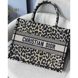 Small Book Tote Ricamo Mizza Beige Multicolore M1296