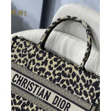 Small Book Tote Ricamo Mizza Beige Multicolore M1296