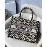 Small Book Tote Ricamo Mizza Beige Multicolore M1296
