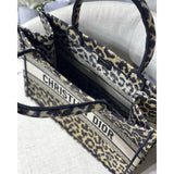 Small Book Tote Ricamo Mizza Beige Multicolore M1296
