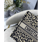 Small Book Tote Ricamo Mizza Beige Multicolore M1296