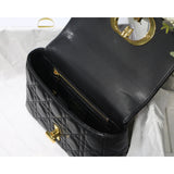 Small Caro Bag in Supple Cannage Calfskin M9241